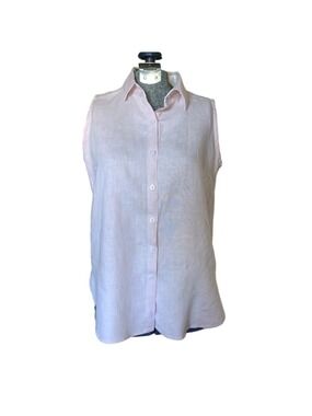 Women's Crown Linen Designs Blouse, XS, Pink